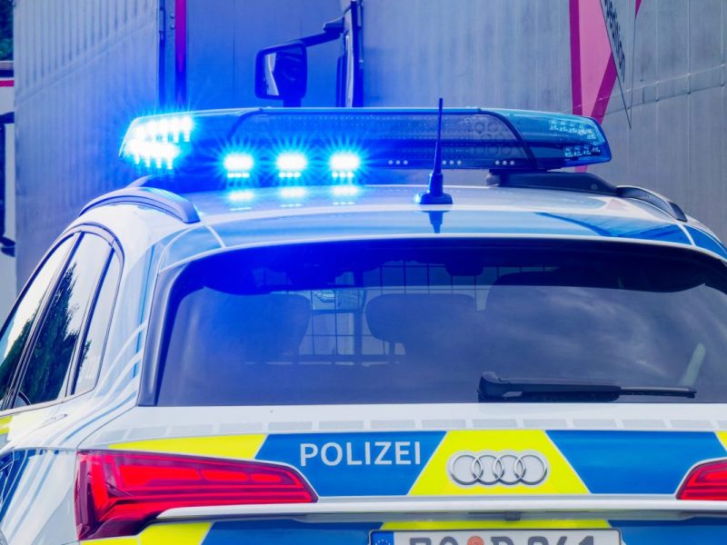 Ein Polizeiauto (Symbolbild).